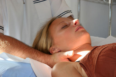 Specialist hands on osteopathic treatment